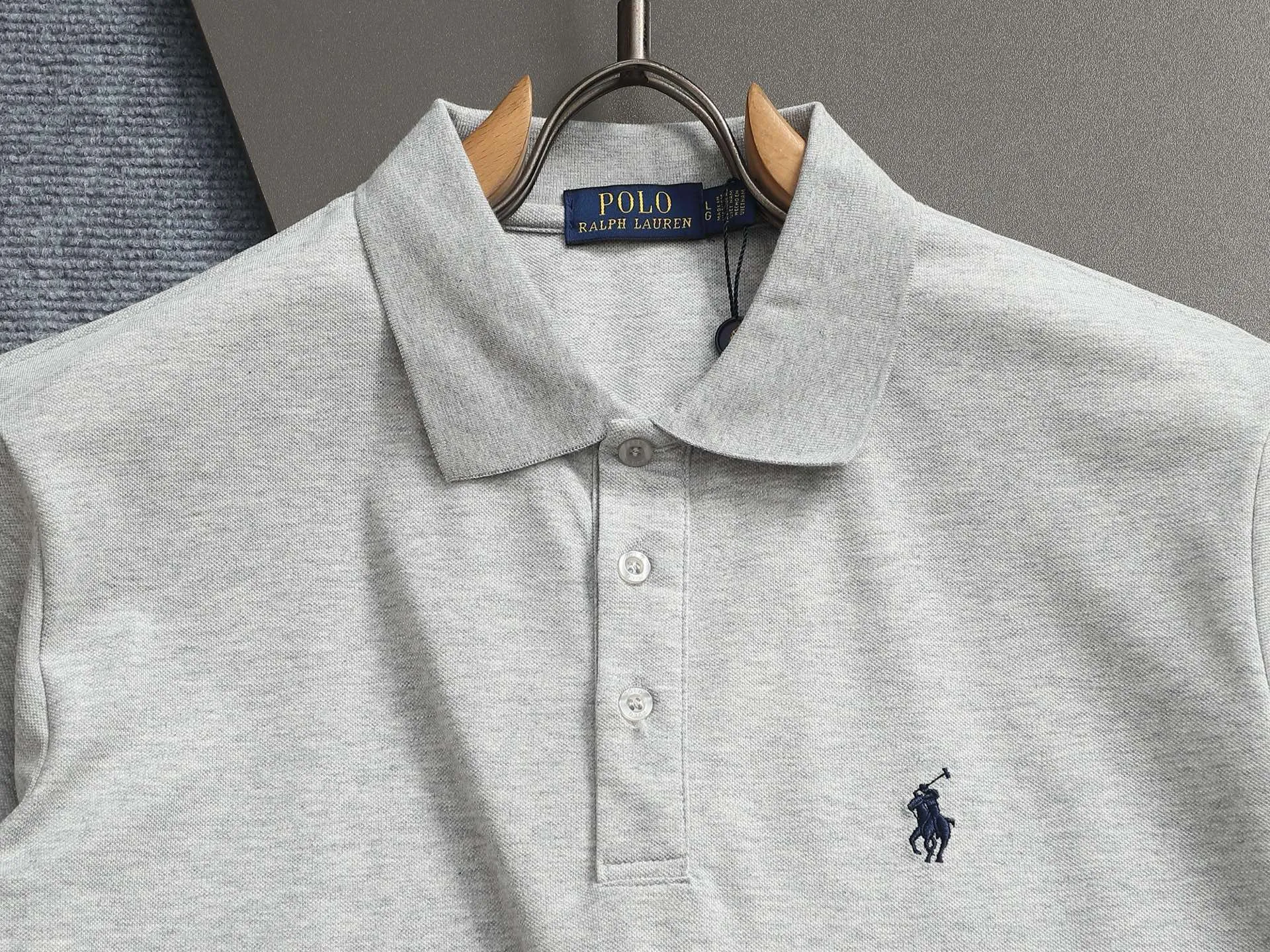 POLO Classic logo ， Retro Same Style Versatile : White Black Blue Gray Pink Size：M L XL XXL XXXL
